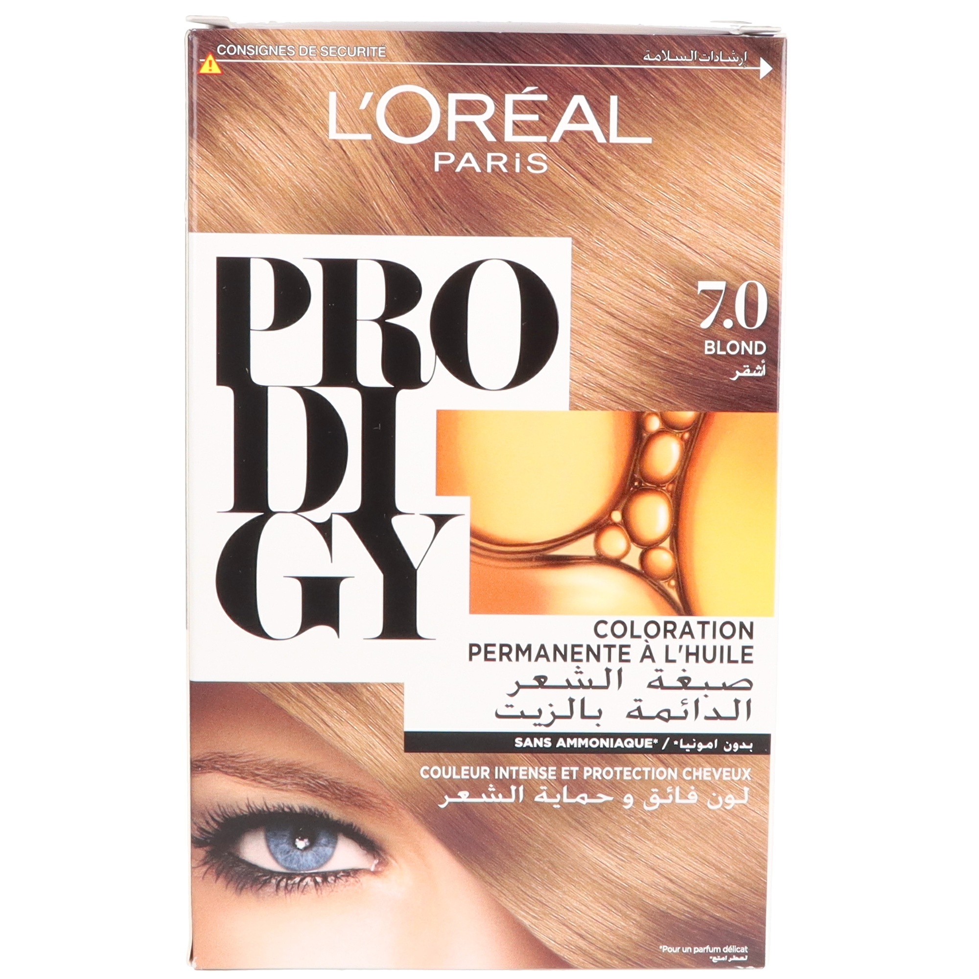 L'Oreal Prodigy Permanent Oil Hair Color-Permanent Hair Dye: 7.0 Blonde